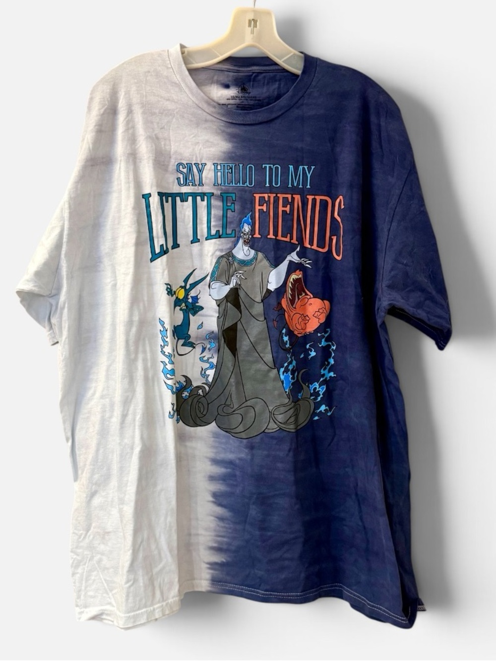 Adult Disney Tie-Dye 'Say Hello to My Little Fiends'  T-Shirt - Size 2XL - NWOT